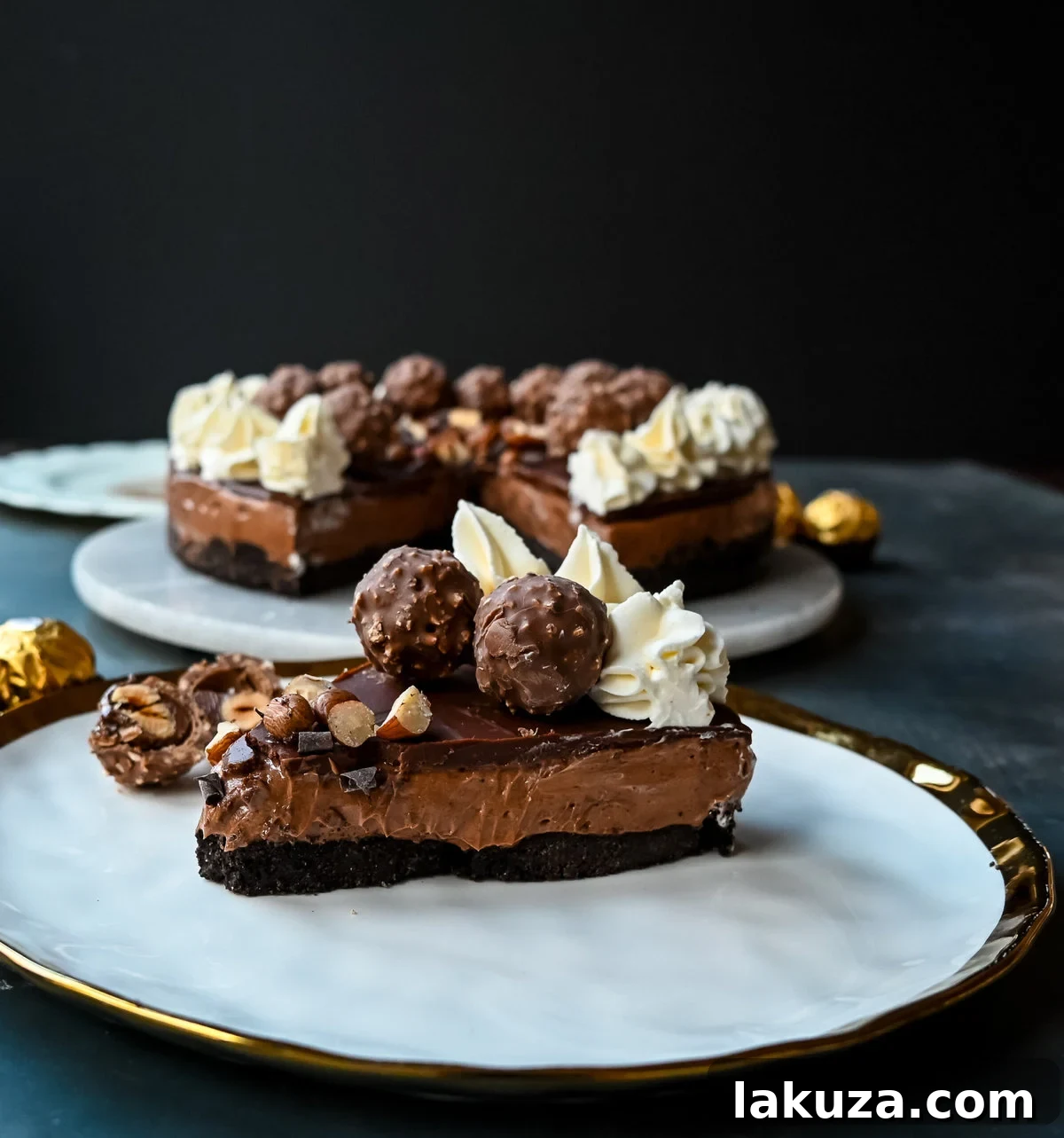 Decadent Nutella Dream Pie 4 Easy No-Bake Chocolate Nutella Cream Pie with an Oreo cookie crust. This creamy Nutella pie is so decadent and delicious!