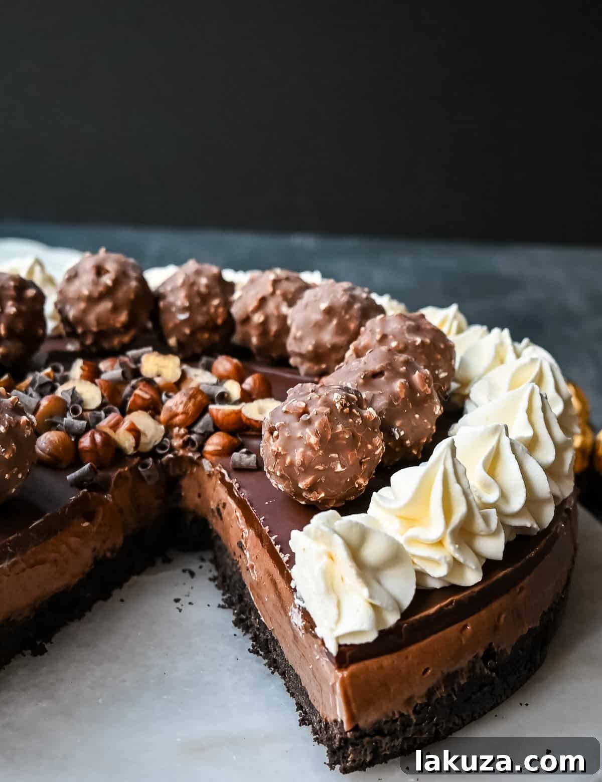 Decadent Nutella Dream Pie 10 Easy No-Bake Chocolate Nutella Cream Pie with an Oreo cookie crust. This creamy Nutella pie is so decadent and delicious!