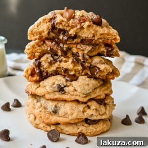 Signature Bakery Oatmeal Chocolate Chip Cookies 10 Bakery Style Oatmeal Chocolate Chip Cookies. These chewy oatmeal chocolate chip cookies are perfectly soft and chewy and filled with the perfect amount of oats and chocolate for the best chocolate chip oatmeal cookie.