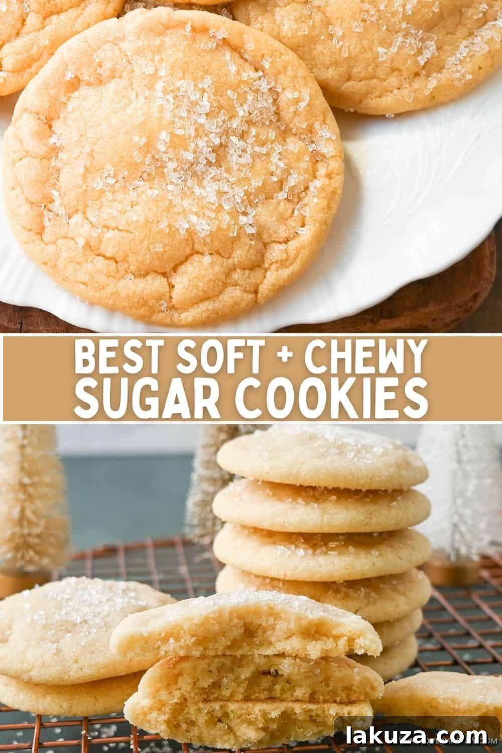 Best Soft Sugar Cookies. This is the best soft and chewy sugar cookie recipe that is so quick and easy. A classic sugar cookie recipe that doesn't even need frosting!