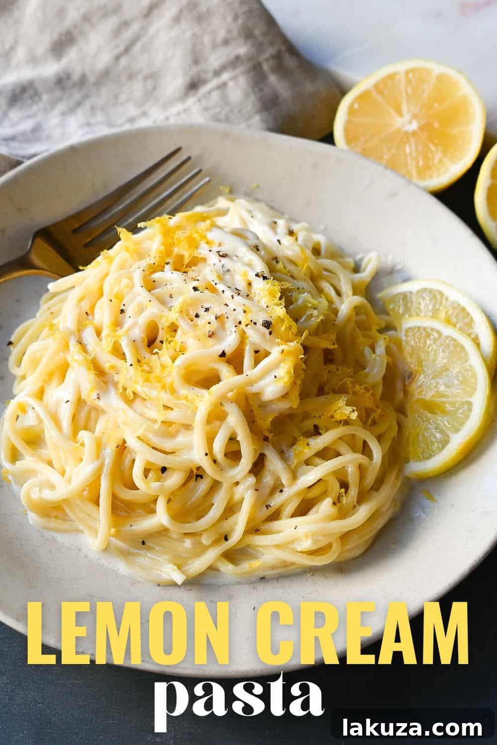 Zesty Lemon Spaghetti 7 Lemon Pasta (Spaghetti al Limone). This creamy and tangy pasta dish features fresh lemon cream sauce tossed with fresh pasta. This Spaghetti al Limone is vibrant, fresh, and perfectly creamy and is so easy to make!