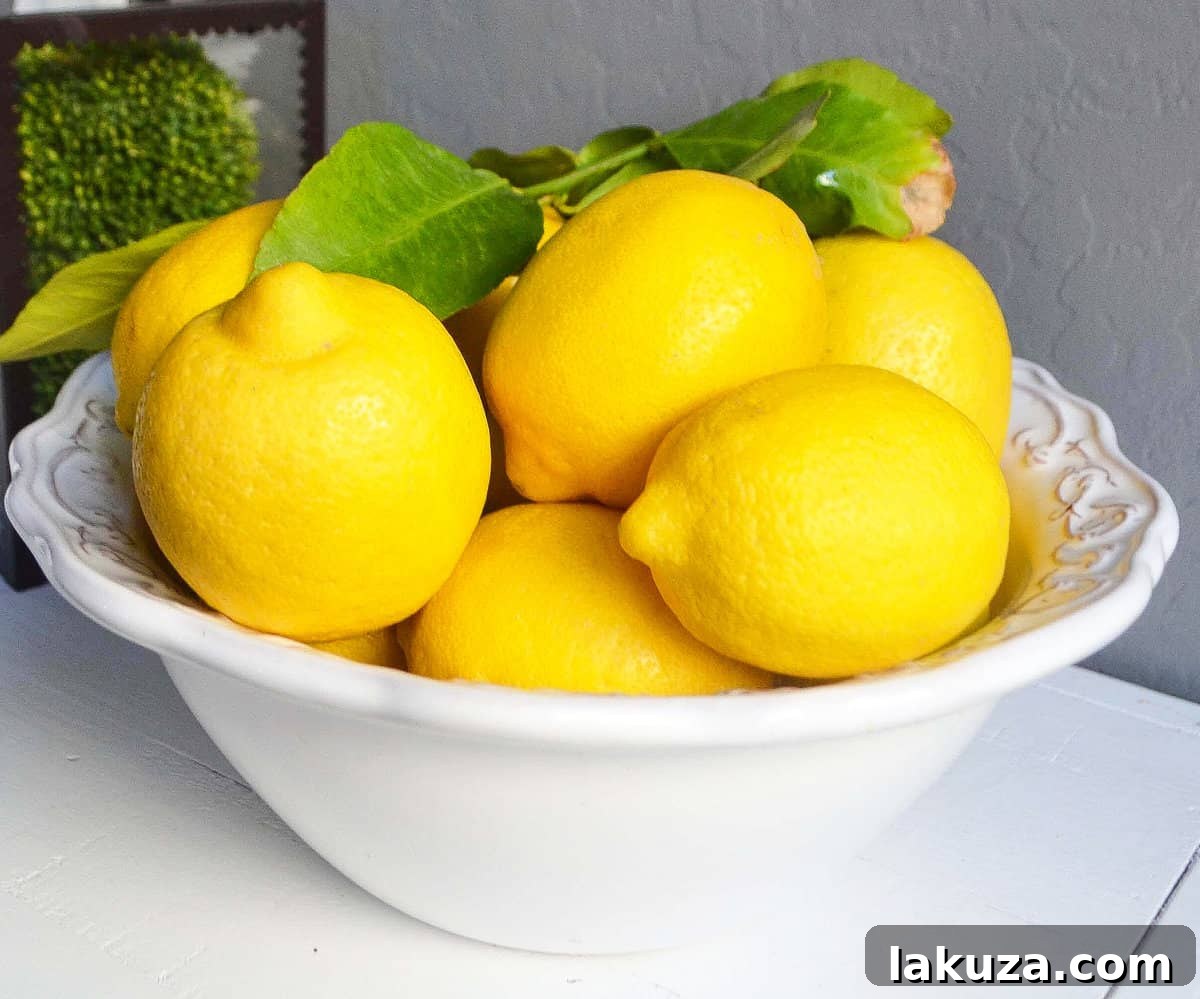 Zesty Lemon Spaghetti 3 Fresh Lemons. Freshly picked lemons.