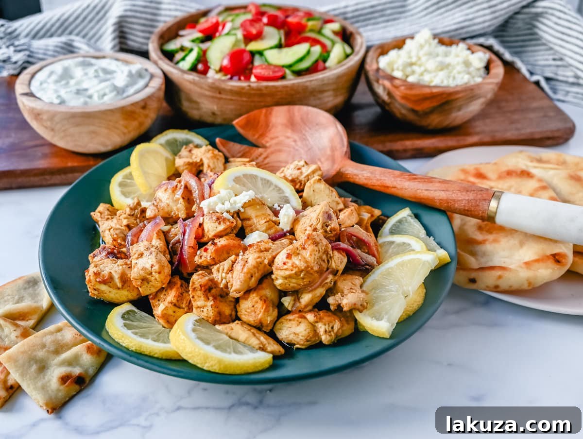 Ingredients for chicken shawarma marinade, including lemon, garlic, and spices.