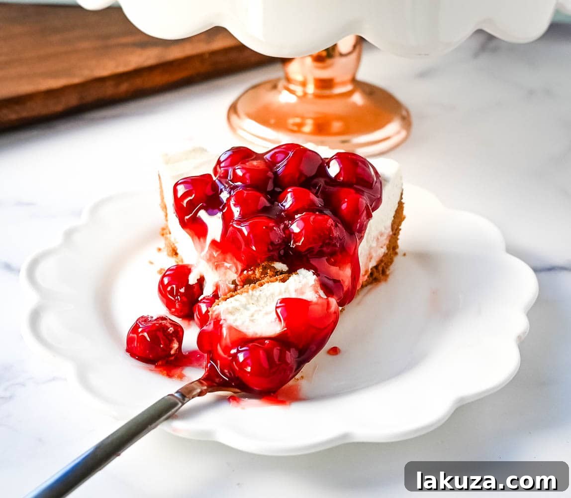 Effortless Cheesecake Delights 6 No Bake Cheesecake chilling in a springform pan.