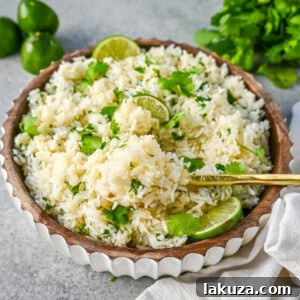 Zesty Cilantro Lime Rice 8 How to make the best homemade cilantro lime rice at home. This fluffy and flavorful cilantro lime rice is the perfect Mexican side dish recipe.