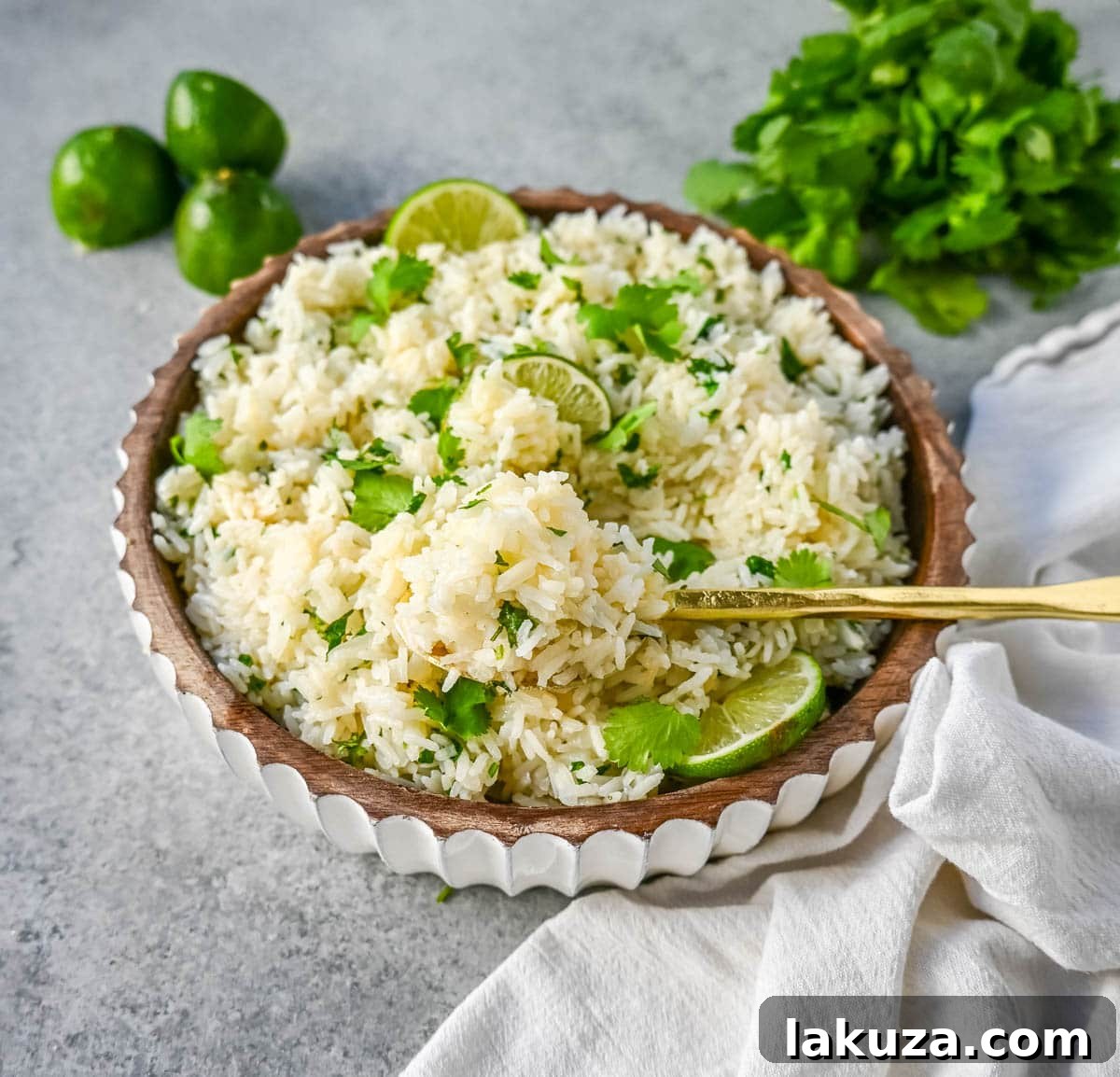 Zesty Cilantro Lime Rice 5 How to make the best homemade cilantro lime rice at home. This fluffy and flavorful cilantro lime rice is the perfect Mexican side dish recipe.