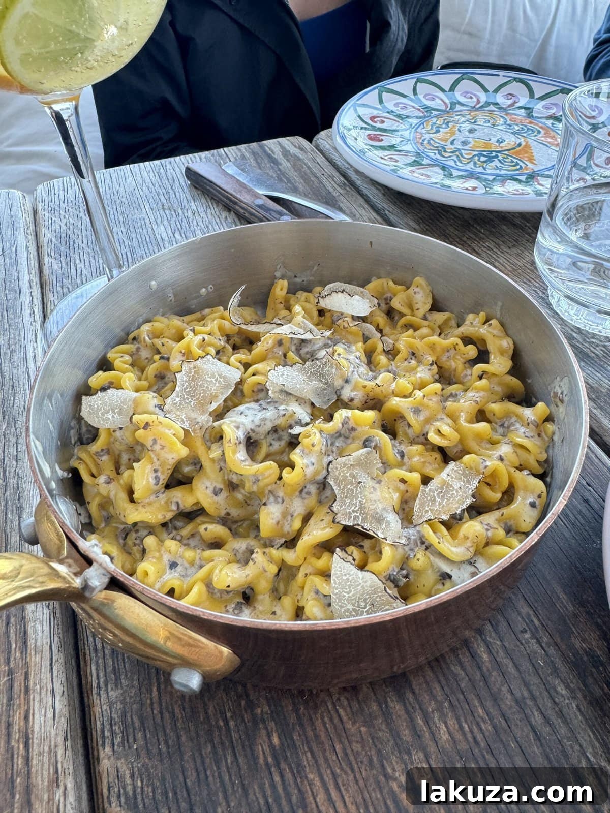 TGIF Gabfest 25 Luxurious truffle pasta dish, creamy and garnished with fresh truffle shavings