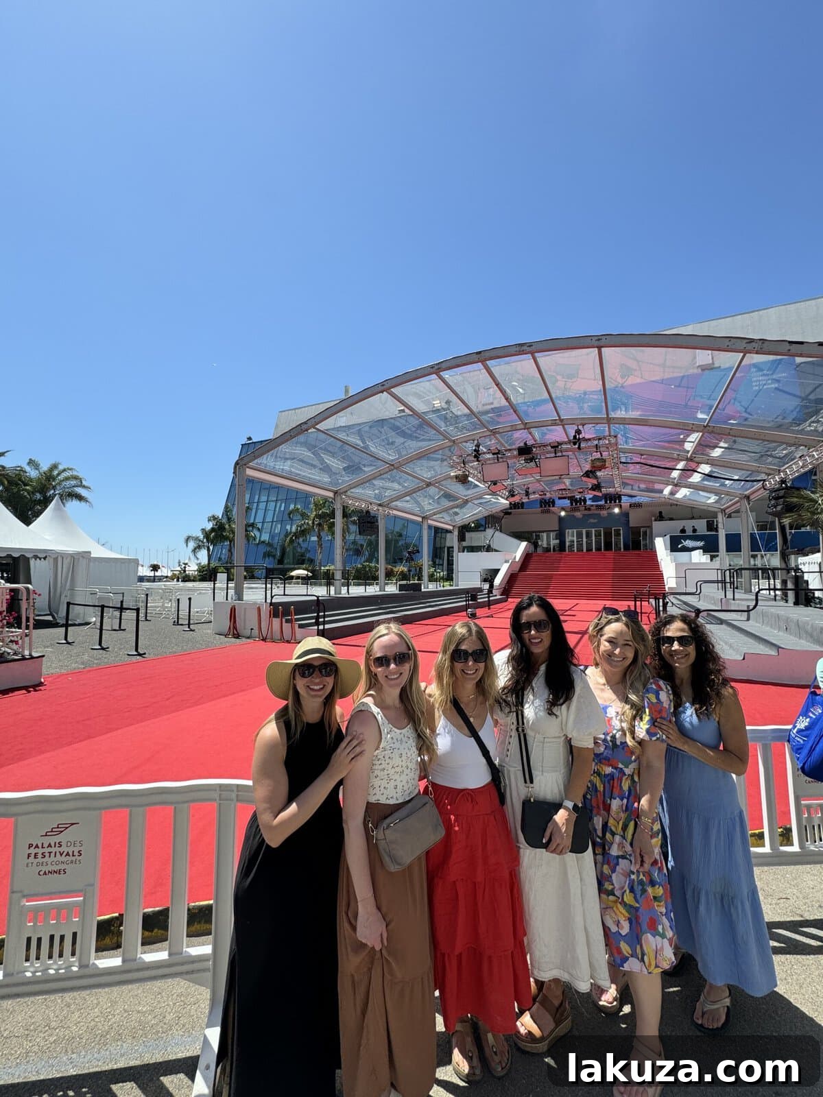 TGIF Gabfest 42 The author and friends posing in front of the famous red carpet at the Cannes Film Festival