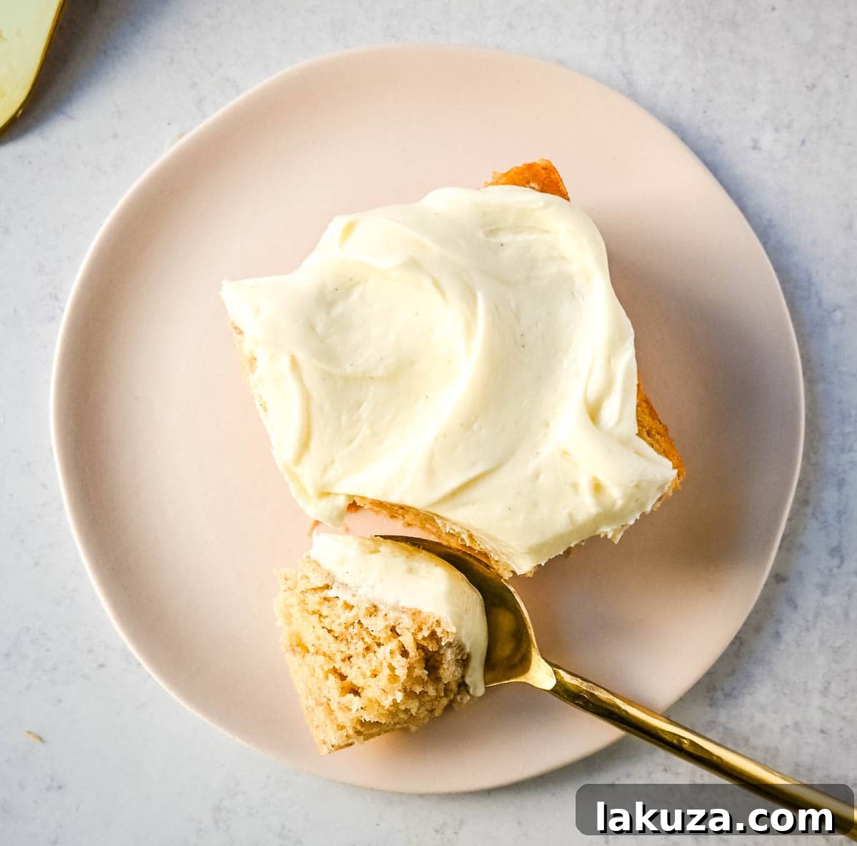 These moist, sweet banana bars frosted with rich, toffee brown butter frosting are the best banana bar recipe ever! You will love these frosted banana bars with cream cheese frosting.