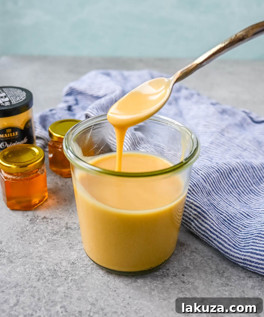 Golden Nectar Honey Mustard 4 This homemade honey mustard dressing recipe is a perfect balance of sweet, tangy, and creamy and is the perfect salad dressing, dip, or marinade.