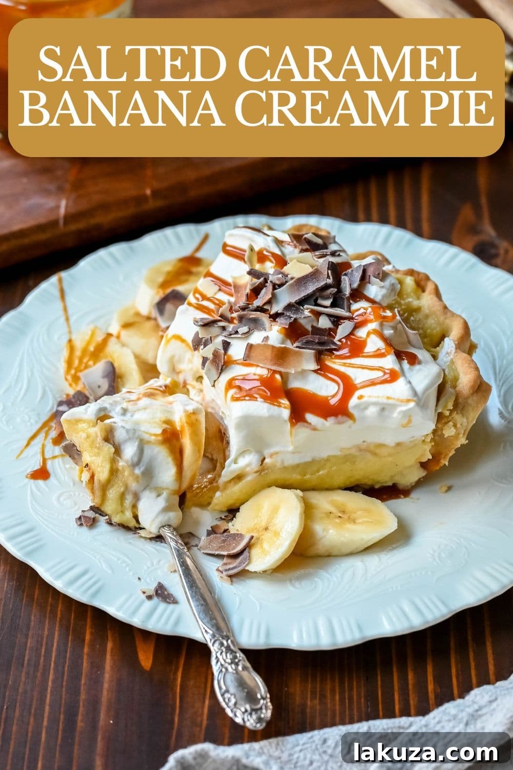 Salted Caramel Banana Cream Pie Perfection 10 This Caramel Banana Cream Pie is made with a Homemade custard, fresh bananas, and rich salted caramel in a buttery pie crust. The ultimate caramel banana cream pie!