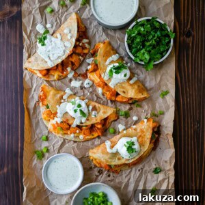 Fiery Crunch Buffalo Tacos 9 Crispy Buffalo Chicken Tacos with Jalapeno Ranch Dressing