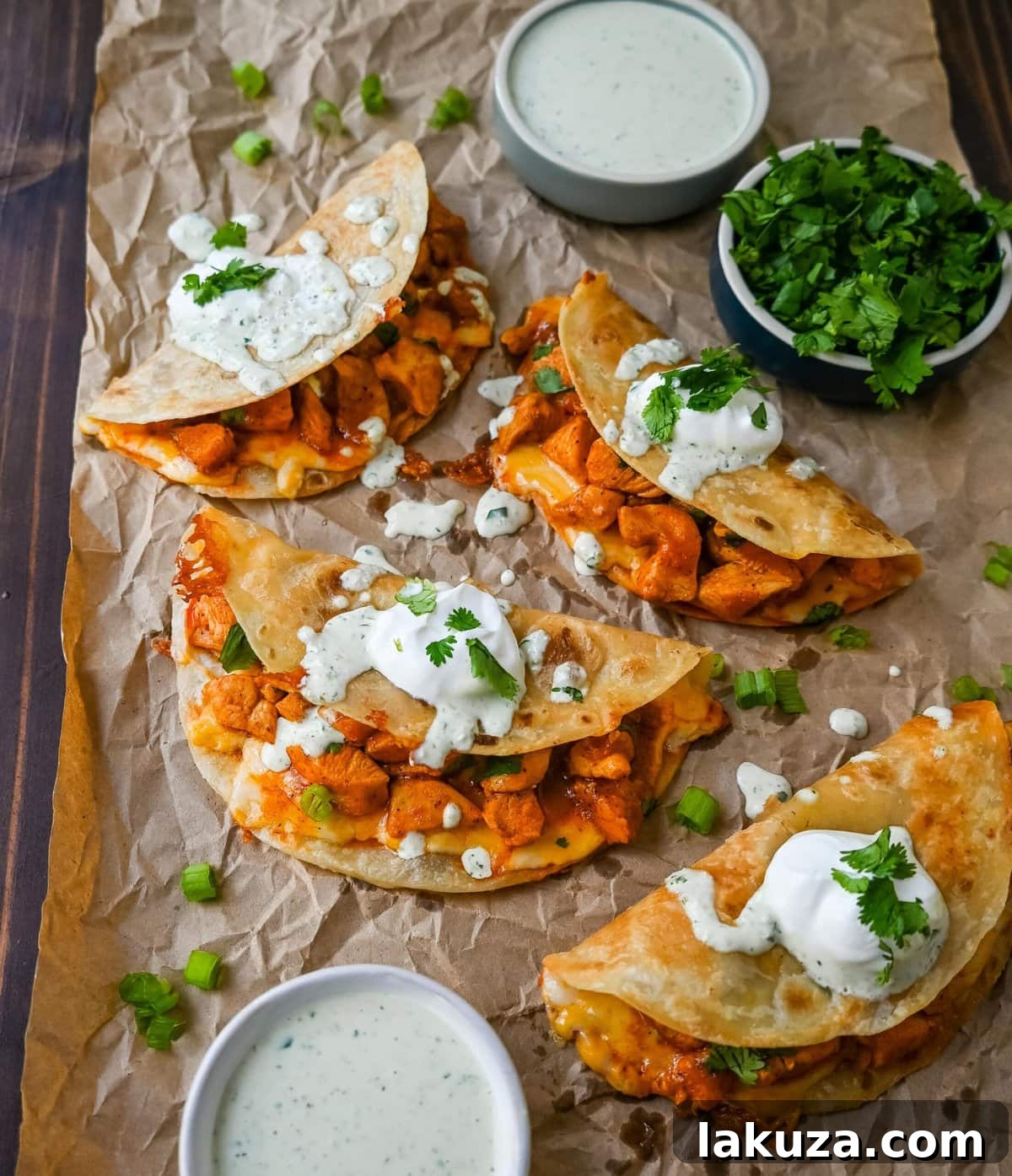 Fiery Crunch Buffalo Tacos 6 Crispy Buffalo Chicken Tacos ready to eat