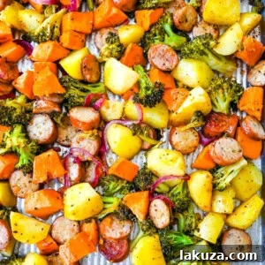 Effortless Sheet Pan Chicken Sausage and Roasted Vegetables 8 Sheet Pan Chicken Sausage and Veggies Recipe