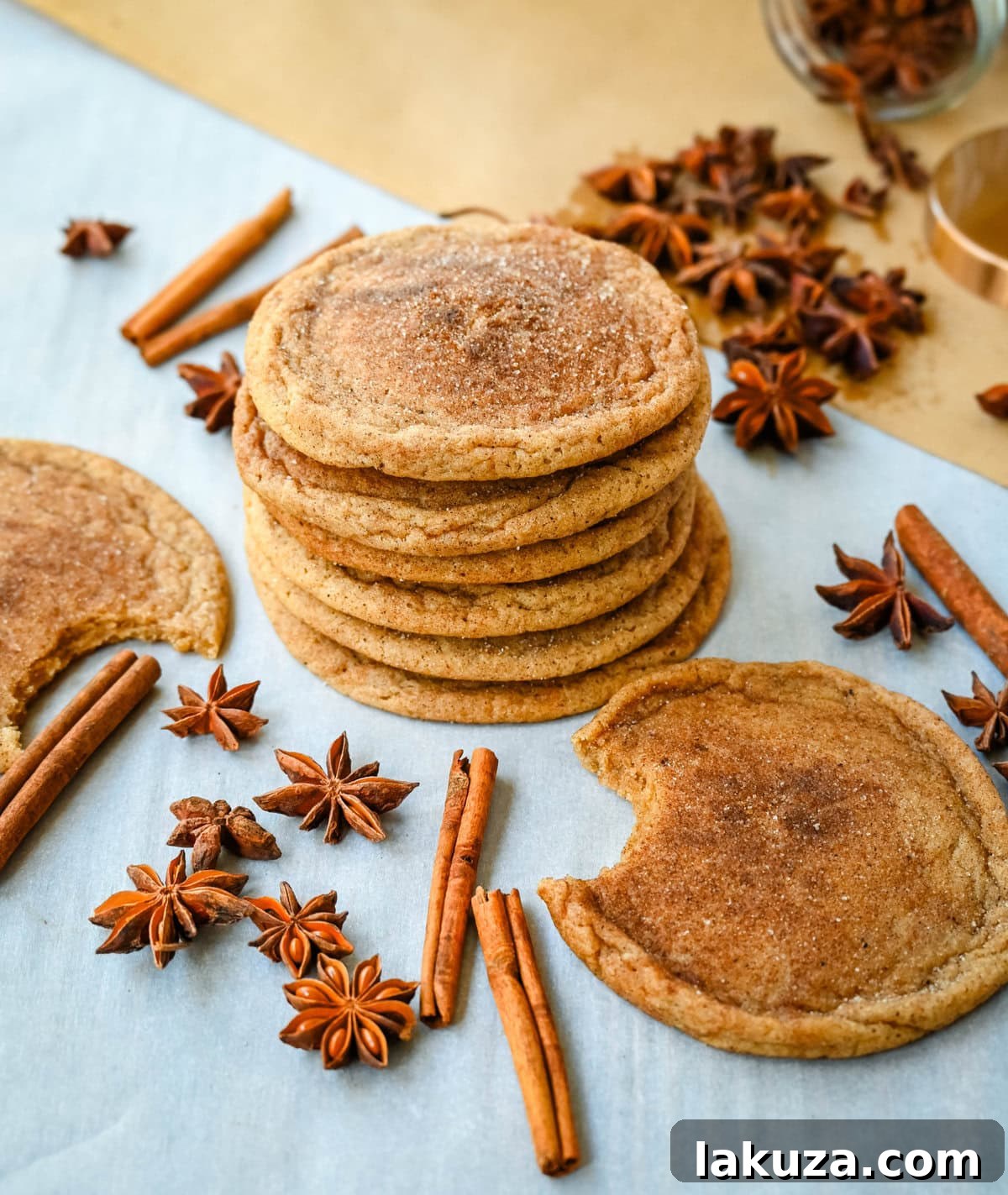 Soft and chewy Chai Sugar Cookies, inspired by a New York City bakery, offer a cozy twist on a classic snickerdoodle recipe, perfect for sharing.