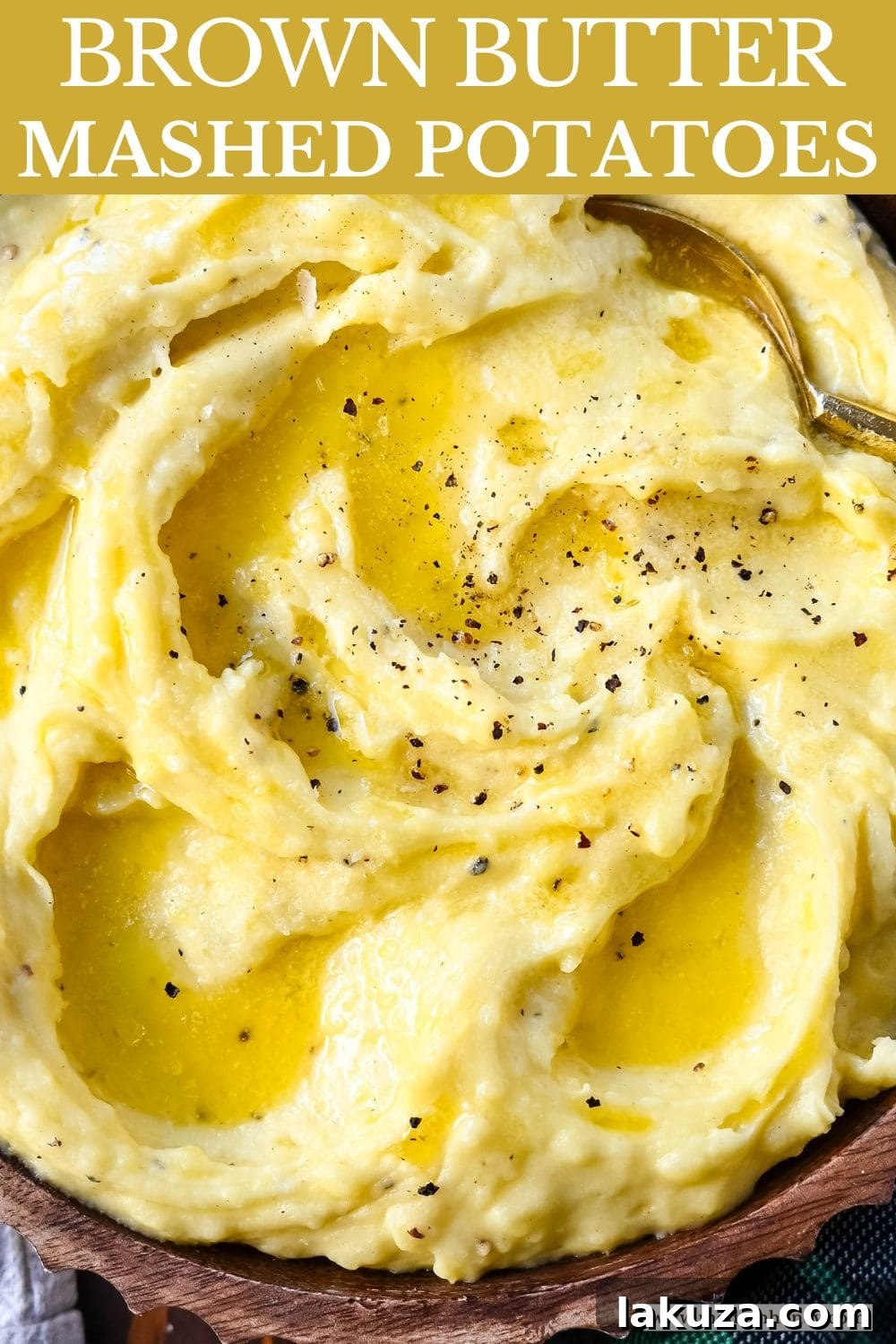 A final shot of the incredibly rich and creamy Brown Butter Mashed Potatoes, perfect for any special occasion.