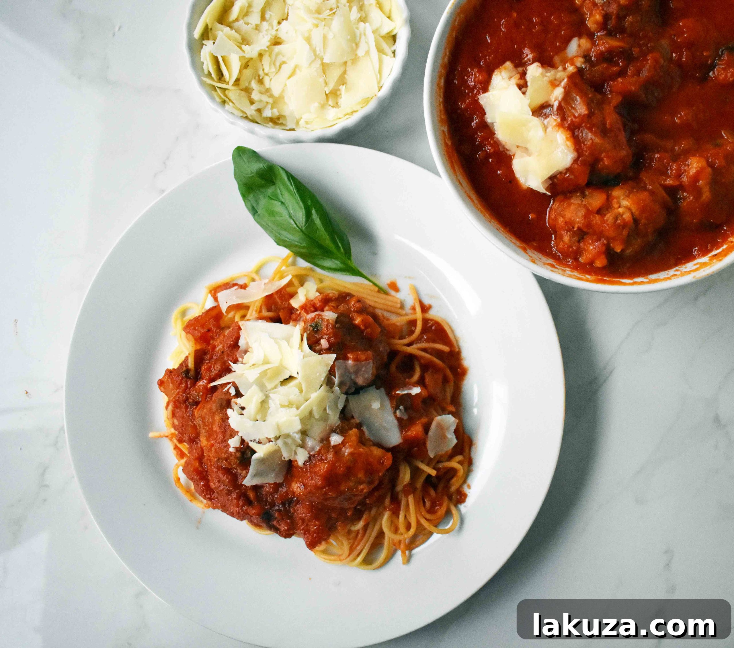 Mama's Signature Spaghetti and Meatballs 5 Mama's Best Ever Spaghetti and Meatballs by Modern Honey. Homemade meatballs made from scratch. Authentic Italian meatballs and marinara sauce.