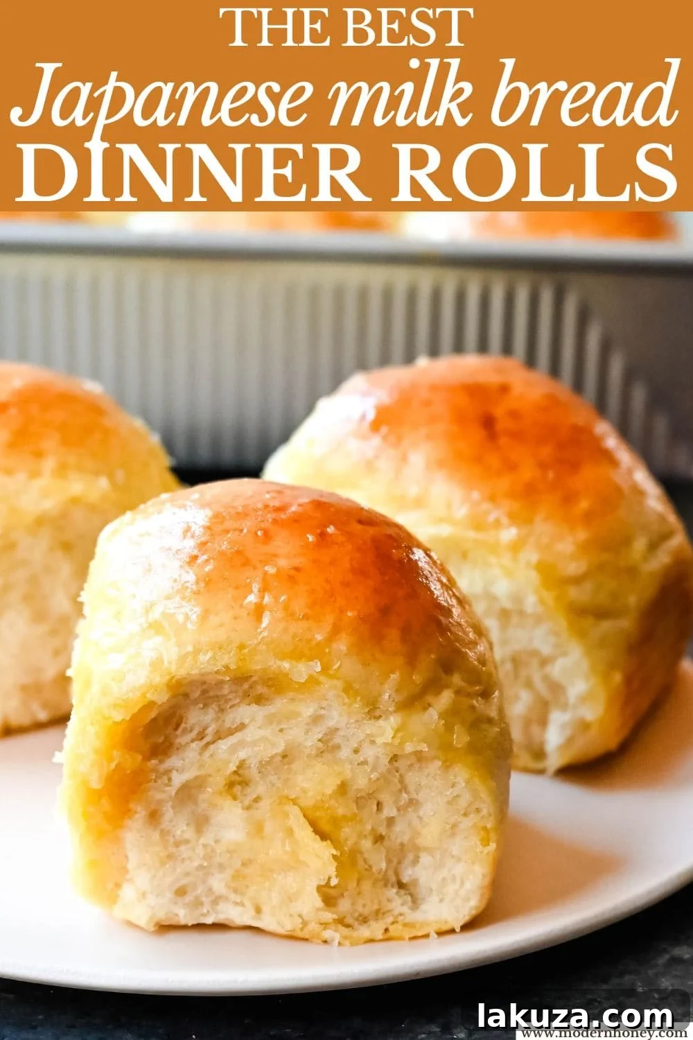Pillowy Japanese Milk Buns 10 Stunning photo of Japanese Milk Bread Dinner Rolls, highlighting their soft, fluffy texture and golden perfection, a result of the special tangzhong technique. Ideal for sharing or enjoying anytime.