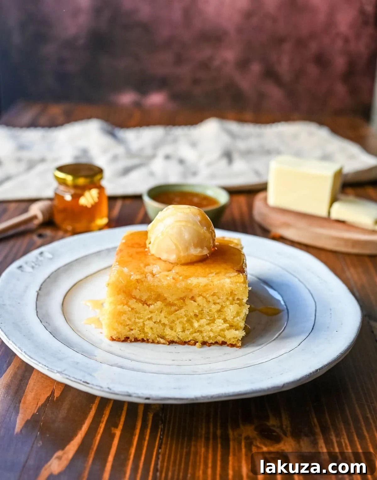 Southern Soul Cornbread 10 A stack of golden, moist cornbread slices, ready to be served, highlighting its irresistible texture and color.