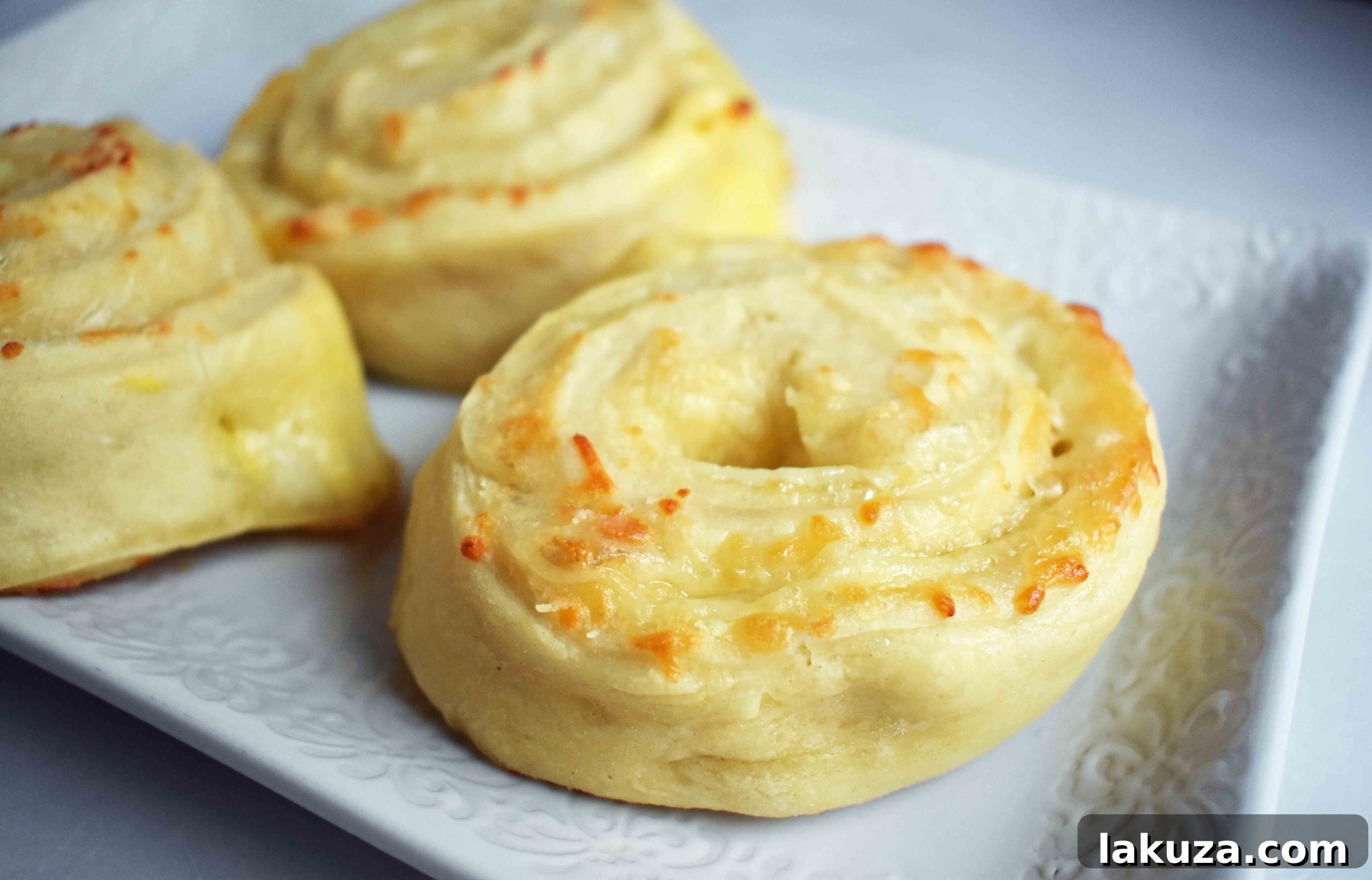Golden's Savory Garlic Parmesan Cheese Rolls 2 Golden's Easy Garlic Parmesan Cheese Rolls, a quick and delicious side dish with melted cheese.
