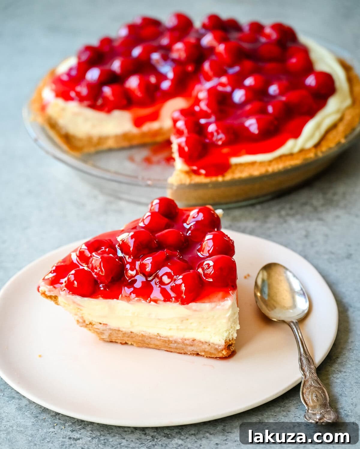 Dreamy No-Bake Cheesecake with Sweetened Condensed Milk 3 Close-up of the smooth, creamy filling of the No-Bake Cheesecake before chilling, highlighting its luxurious texture.