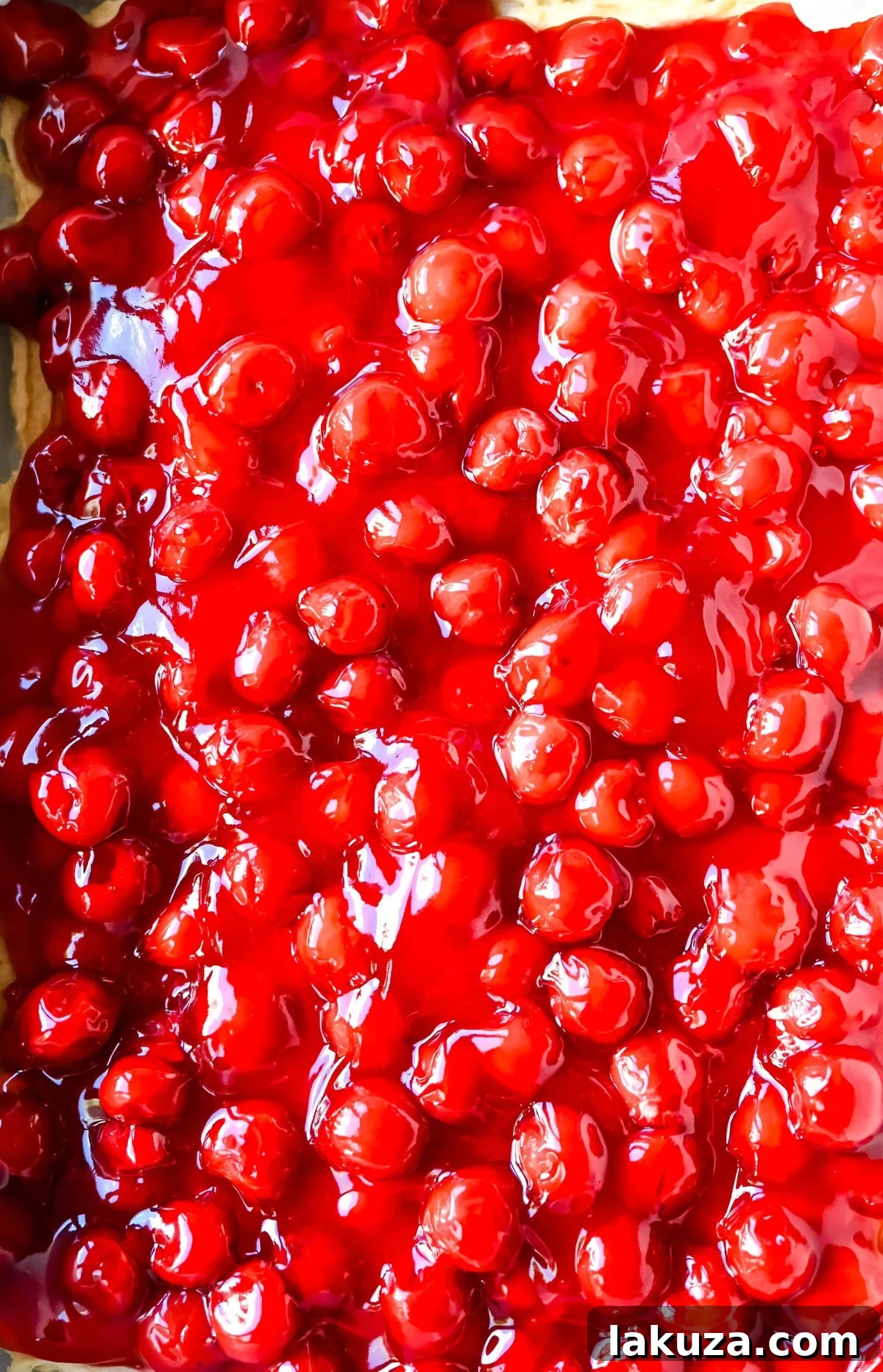 A can of premium cherry pie filling, essential for making vibrant and flavorful cherry pie bars.