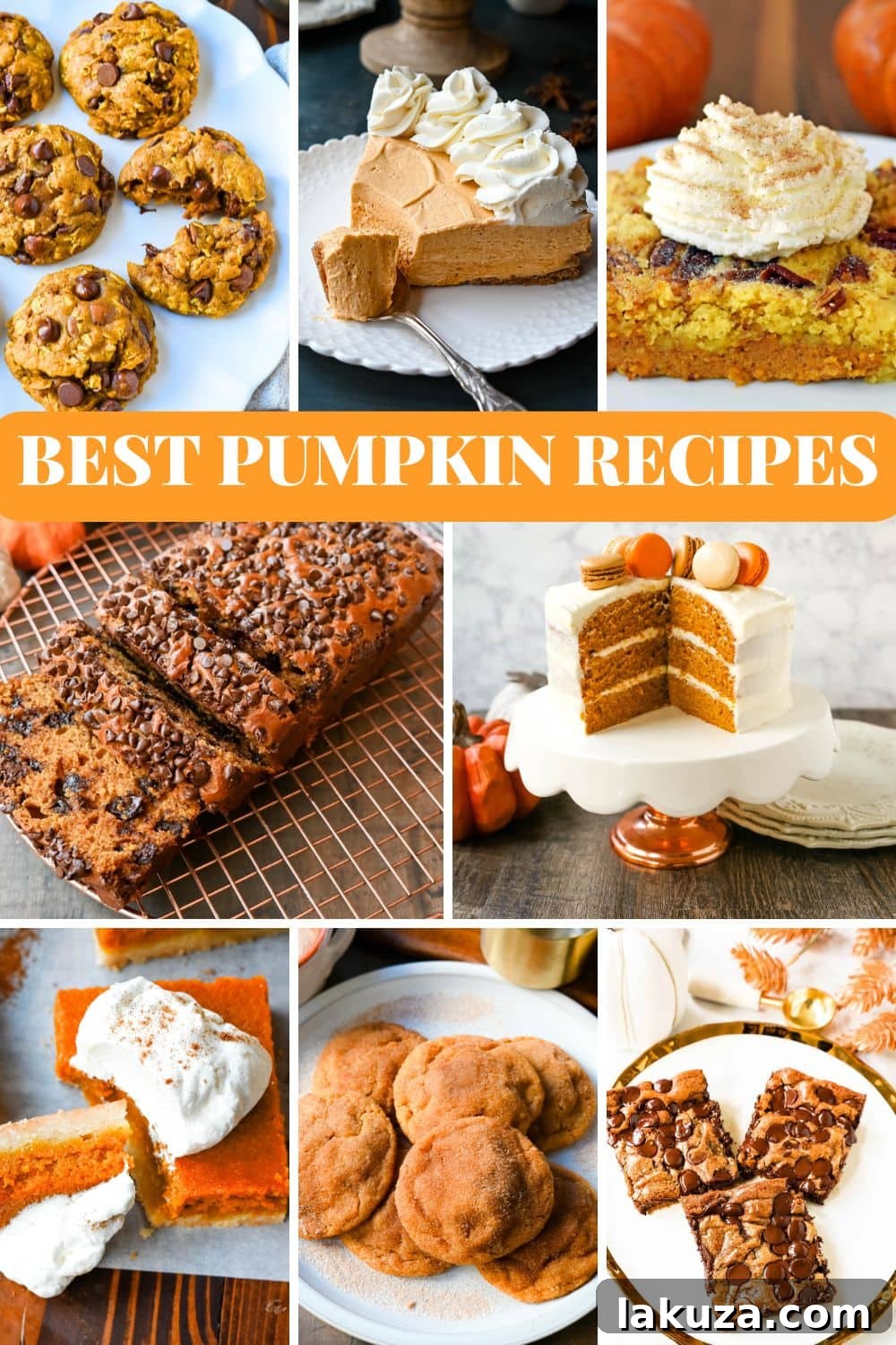 Best Pumpkin Recipes. Fall just isn’t complete without pumpkin everything! I’ve rounded up the very best pumpkin recipes, so you can enjoy the cozy flavors of pumpkin all season long. Whether you’re craving a loaf of moist pumpkin bread, a spiced oatmeal pumpkin cookie, or a stack of pumpkin pancakes, these recipes are tested, loved, and delicious.
