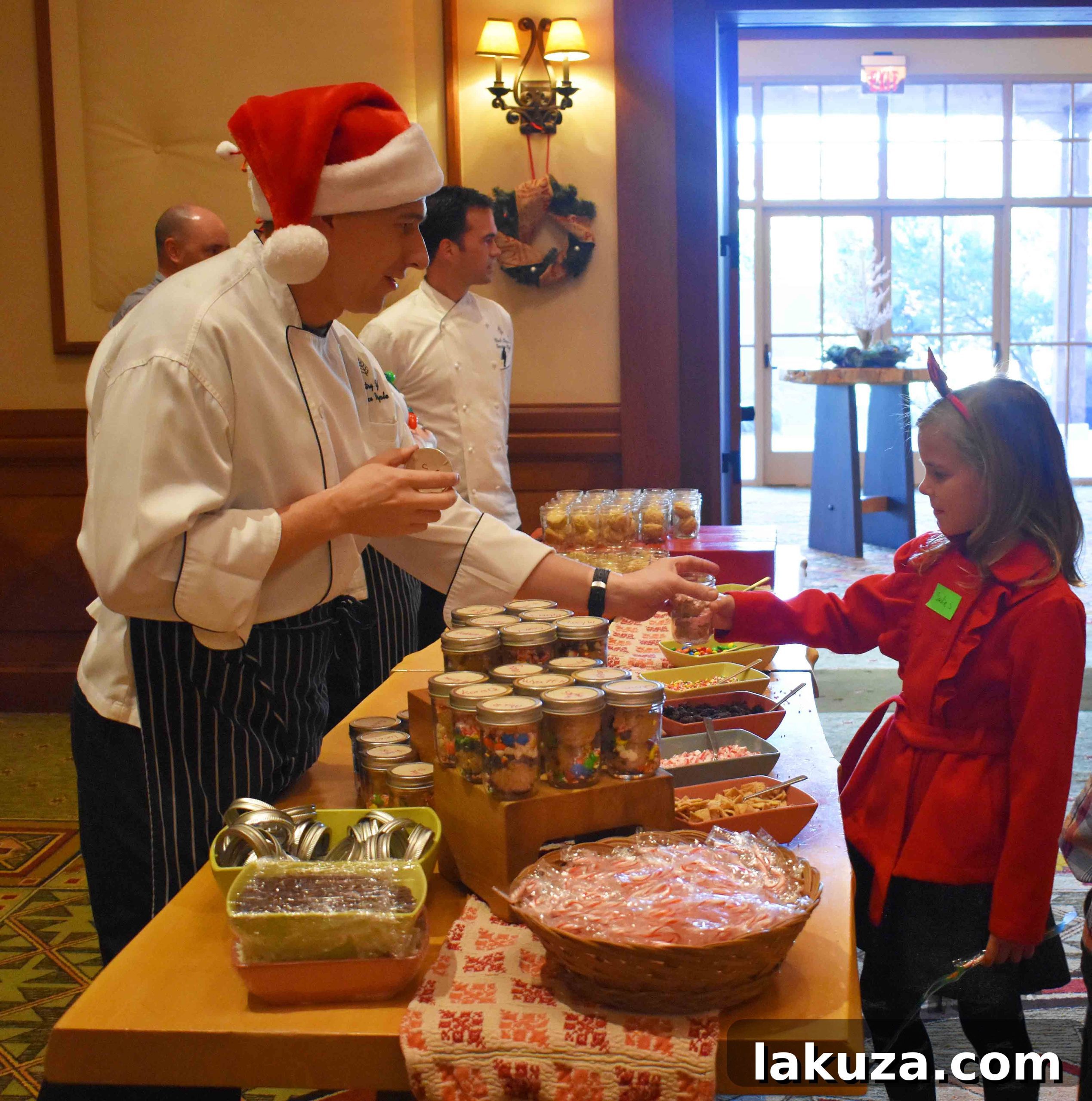 Arizona Four Seasons Christmas Homemade Hot Chocolate Delights 20 Kids at Cookies with Claus Event with Mrs. Claus