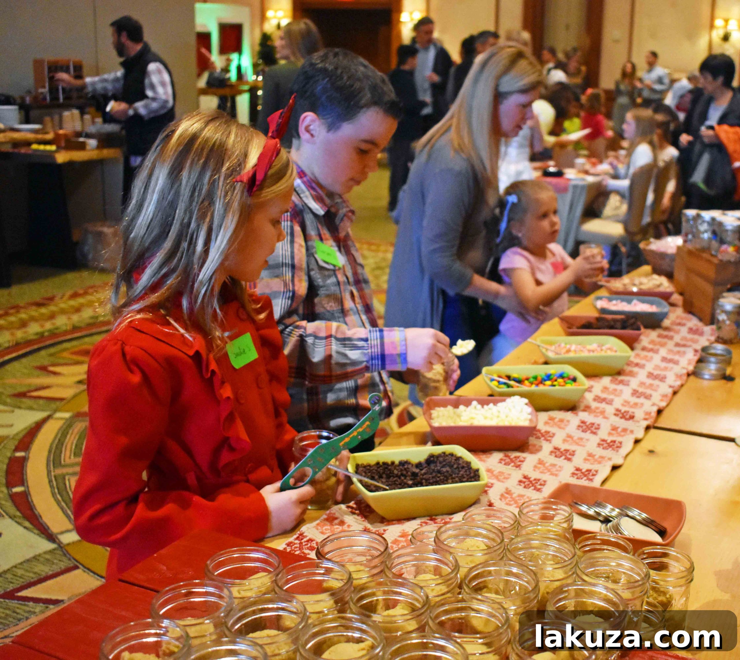 Arizona Four Seasons Christmas Homemade Hot Chocolate Delights 21 Children Decorating Cookies at Four Seasons Scottsdale