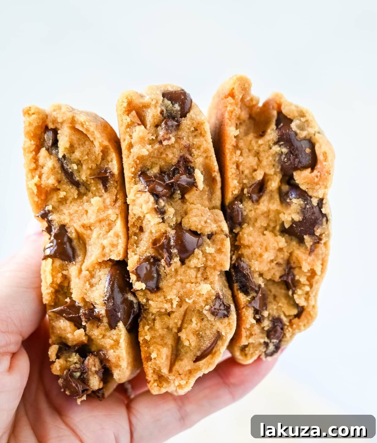 Rich, thick, and soft, these peanut butter chocolate chip cookies taste just like Levain Bakery but made at home. These Levain Bakery Peanut Butter Dark Chocolate Chip cookies are the perfect soft peanut butter chocolate chunk cookie!
