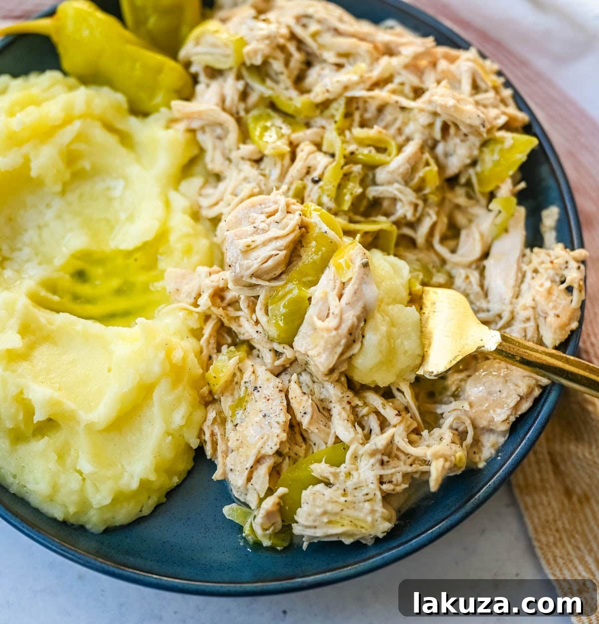 Garlic Herb Boursin Slow Cooker Chicken 3 Looking for a new slow cooker chicken recipe? This Slow Cooker Boursin Chicken is rich, creamy, and packed with flavor thanks to garlic herb Boursin cheese, ranch seasoning, and pepperoncini's. The crockpot does all the work, giving you a perfectly tender chicken dinner recipe! You will love this Mississippi Chicken!