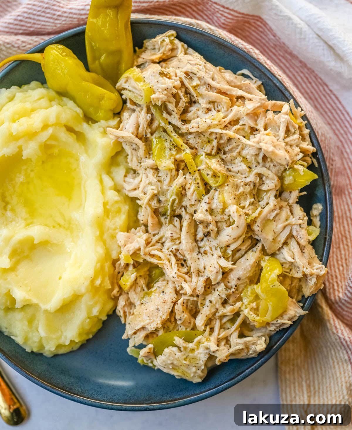 Garlic Herb Boursin Slow Cooker Chicken 5 Looking for a new slow cooker chicken recipe? This Slow Cooker Boursin Chicken is rich, creamy, and packed with flavor thanks to garlic herb Boursin cheese, ranch seasoning, and pepperoncini's. The crockpot does all the work, giving you a perfectly tender chicken dinner recipe! You will love this Mississippi Chicken!