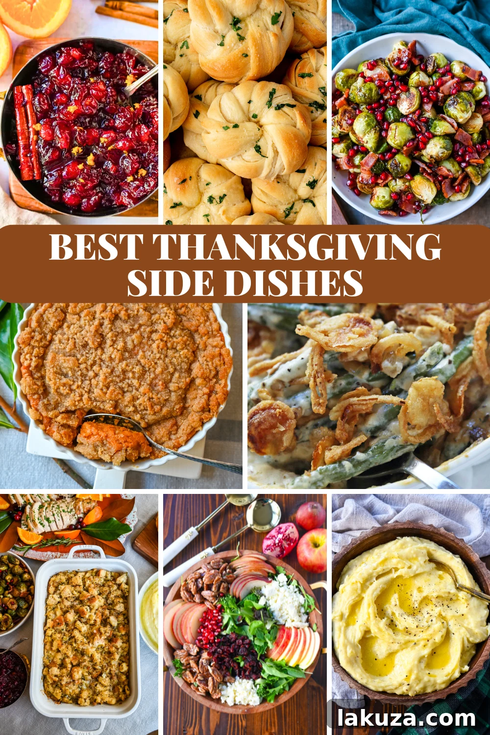 Best Thanksgiving Side Dishes. Make your Thanksgiving menu unforgettable with these easy Thanksgiving side dishes! From creamy mashed potatoes and cheesy scalloped potatoes to buttery herb stuffing, green bean casserole, and roasted carrots, these recipes bring flavor to your holiday table. Each side is easy to make and perfect for serving alongside your Thanksgiving turkey.