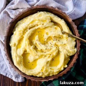 These Browned Butter Mashed Potatoes are so easy and simple to make but are so flavorful. The brown butter takes them to a whole new level. Brown butter brings a nutty, rich flavor that makes these brown butter mashed potatoes extra special, perfect for holiday gatherings or any meal where you want a little something extra.