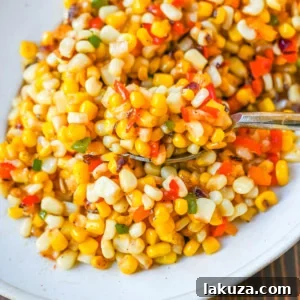 Sweetfire Fiesta Corn 7 This Hot Honey Skillet Corn recipe is an easy and flavorful side dish made with sweet corn, peppers, onions, and spicy hot honey. It’s a quick corn recipe that's ready in under 20 minutes and pairs perfectly with roasted turkey or chicken.