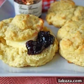Flaky, tender Easy Buttermilk Drop Biscuits with a crispy, buttery outer crust, made in less than 20 minutes.