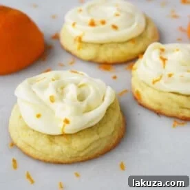 RubySnap Judy Orange Cream Cookies. Soft citrus orange dough cookie topped with sweet orange cream cheese frosting. An orange cream lovers dream cookie! www.modernhoney.com