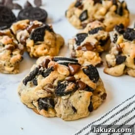 Bakery Style Oreo Cookies. Thick, soft bakery style chocolate chip OREO cookies. These OREO Cookies and Cream Cookies are soft, chewy and perfect for OREO lovers.