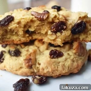 Levain Bakery style Oatmeal Raisin Cookie