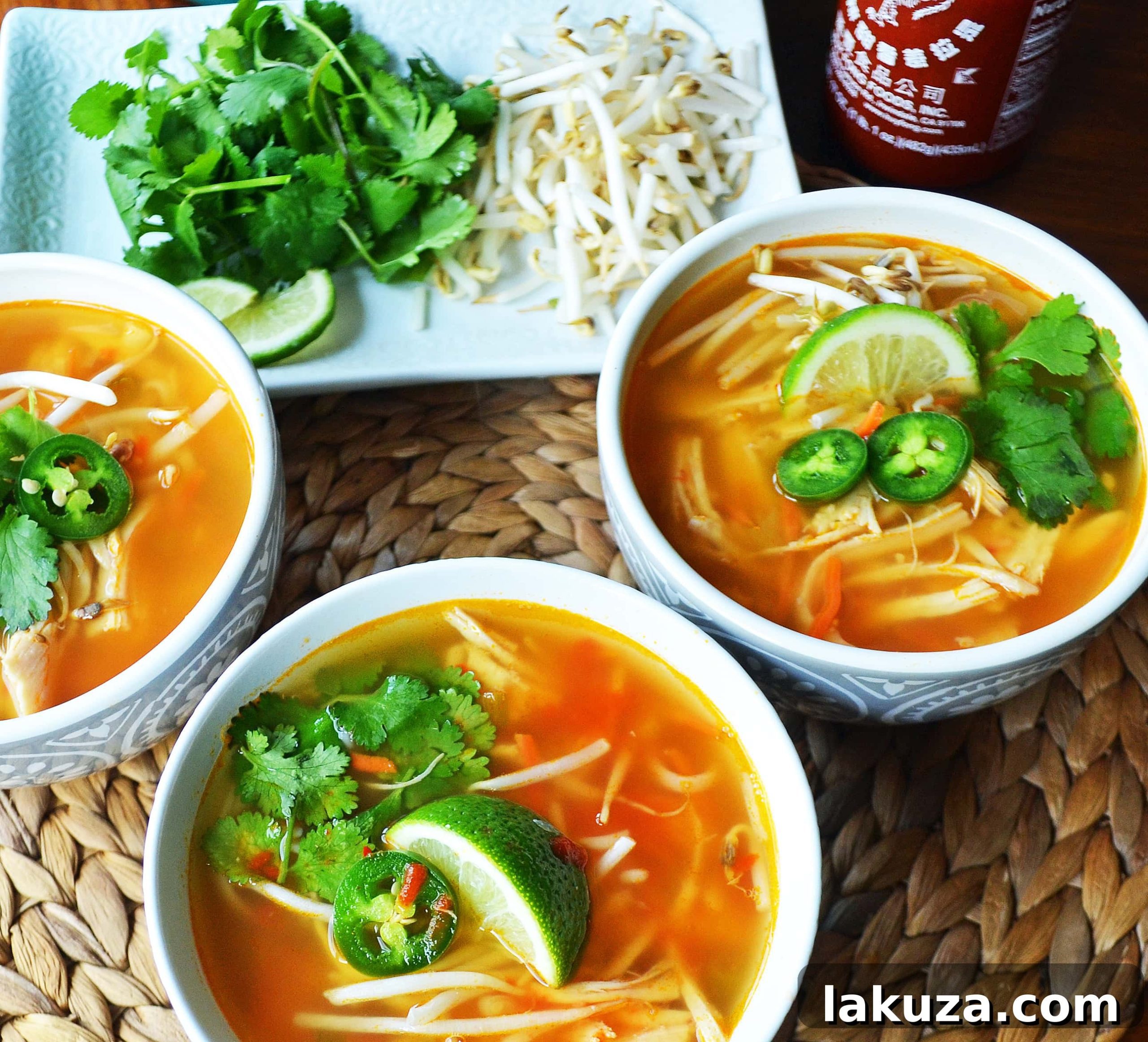 Restaurant Style Pho made in 30 minutes. Phony Pho by Modern Honey - A quick and easy Vietnamese Chicken Pho recipe.