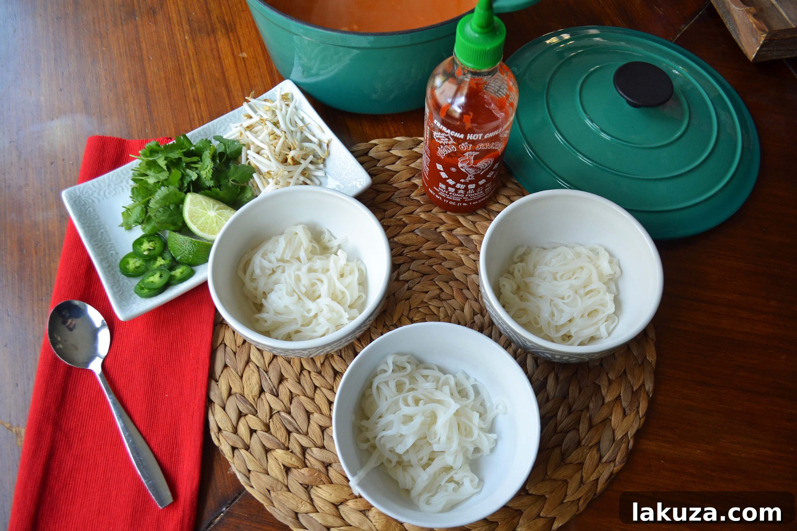 Phony Pho - A healthy and quick Vietnamese chicken pho recipe ready in 30 minutes.
