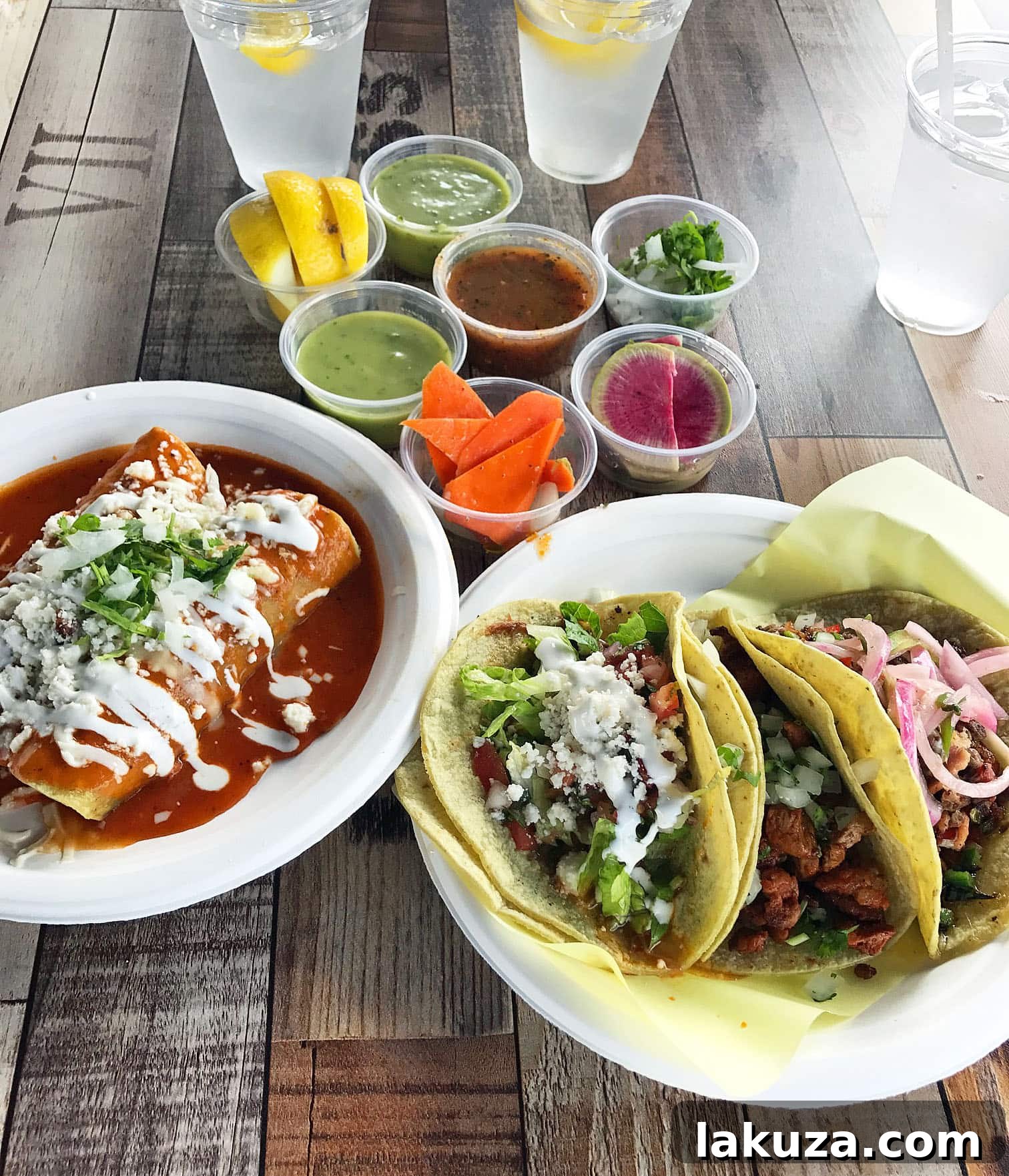 Orange County's Culinary Treasures 7 Authentic Mexican street tacos from Taco Mesa in Newport Beach, California, showcasing fresh ingredients and vibrant flavors. A top spot for Mexican food in Orange County.