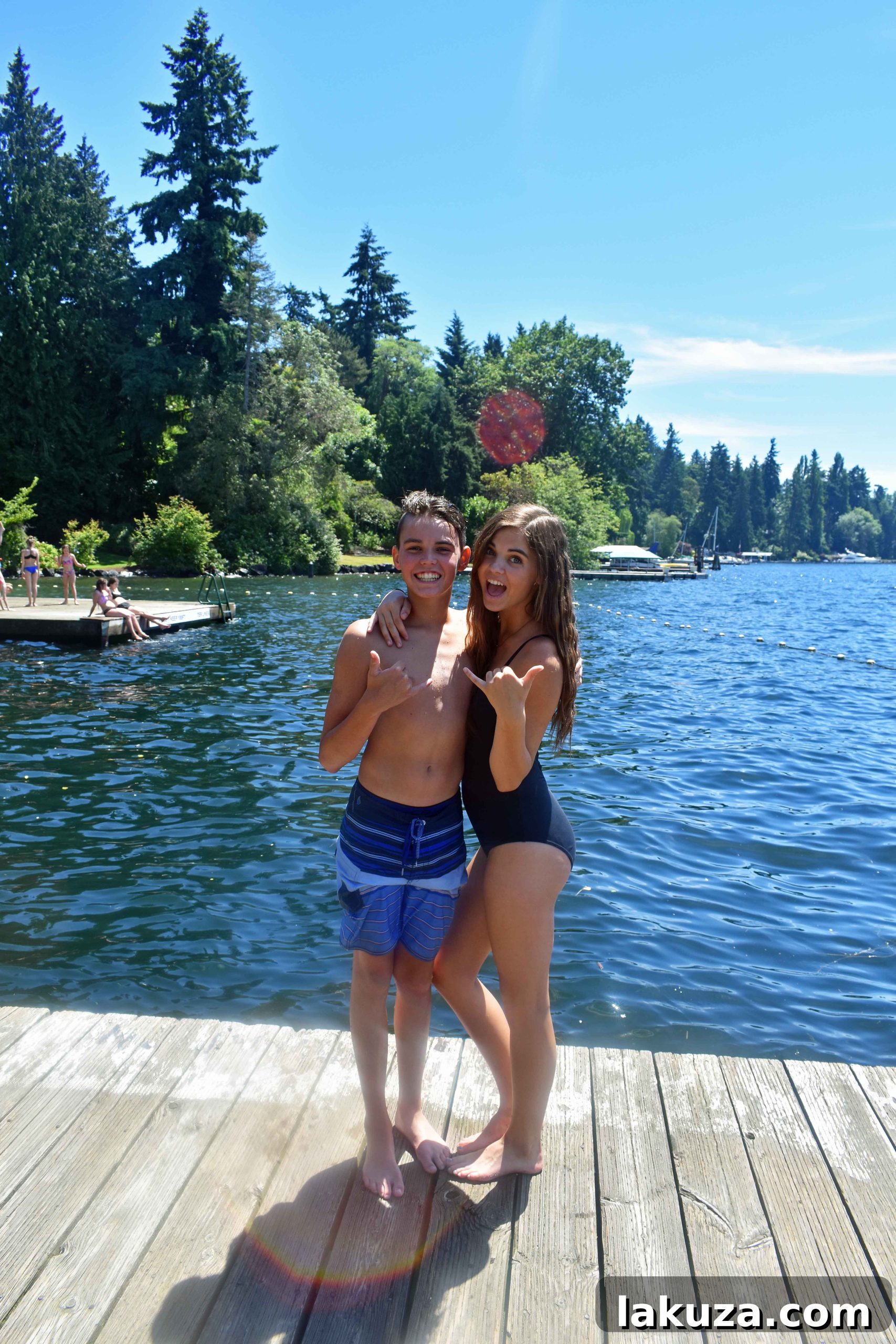 Chism Beach Park, a serene lake beach surrounded by greenery near Seattle. A unique spot among the best places to see.