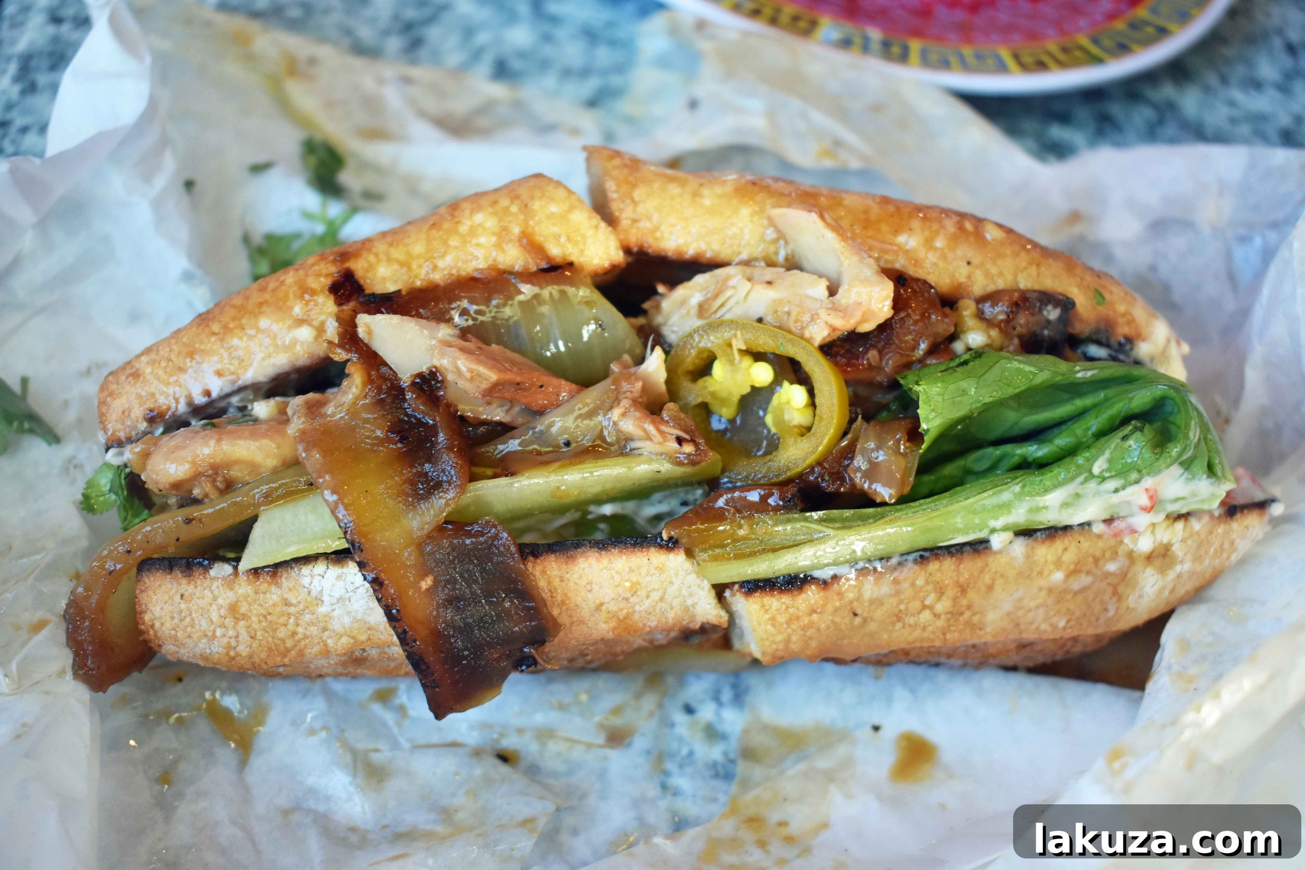 Delicious Paseo Caribbean sandwich, a highly-rated eatery in Seattle. Explore the best places to eat in the city.