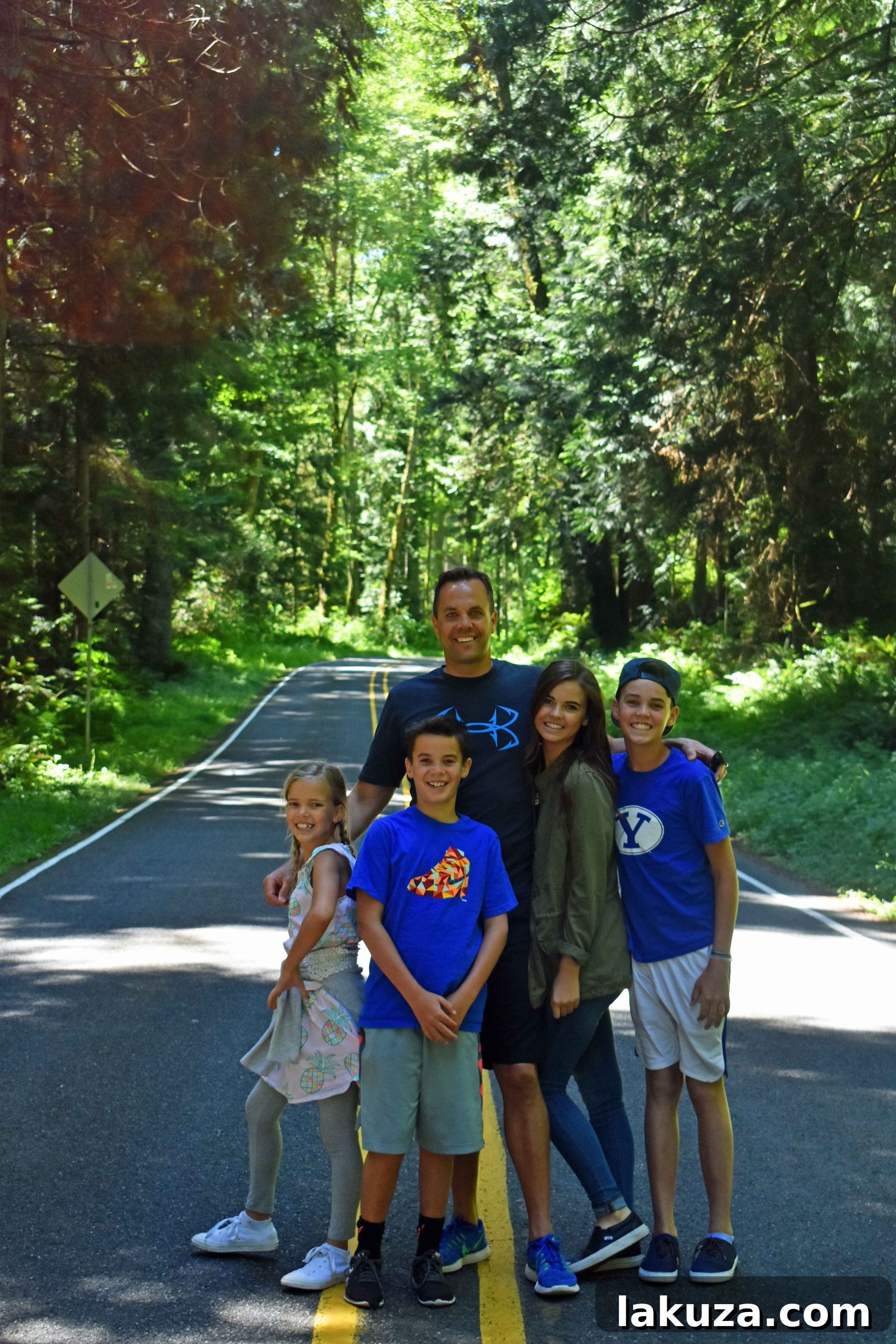Stadler Family enjoying the scenic views on Whidbey Island. Discover family-friendly attractions and best places to eat in Seattle.
