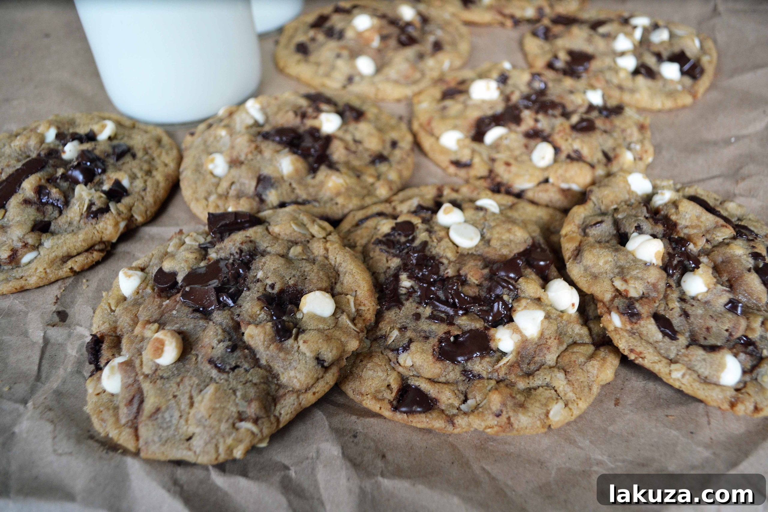 Another enticing view of Marry Me Cookies, freshly baked and arranged, emphasizing their homemade appeal and delicious texture.