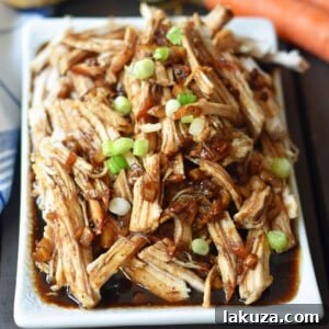 Brown Sugar Balsamic Pork. Tender lean pork loin slow cooked in a brown sugar garlic balsamic glaze. An easy flavorful meal made in a slow cooker or instant pot.