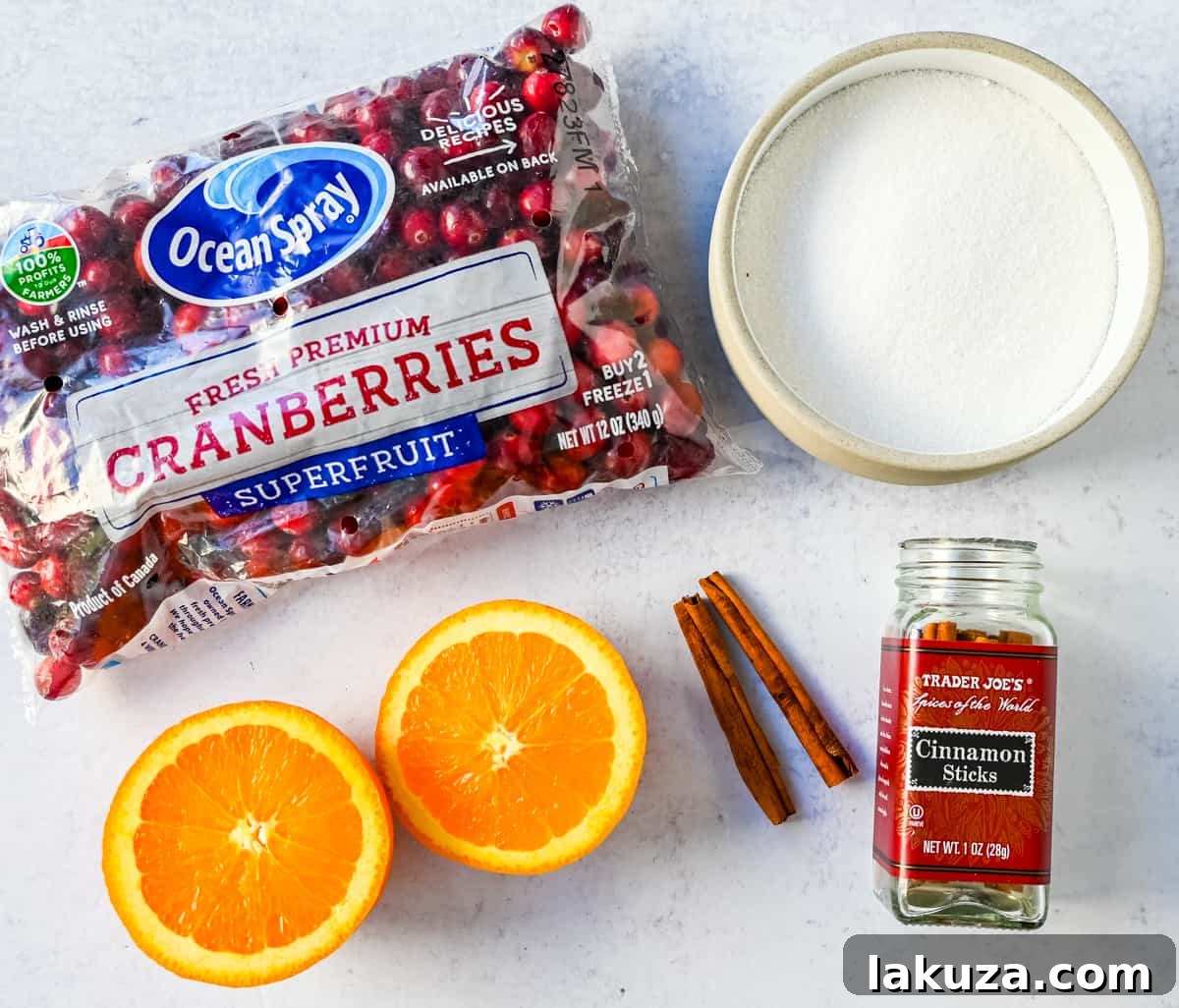 Cranberry Sauce Ingredients