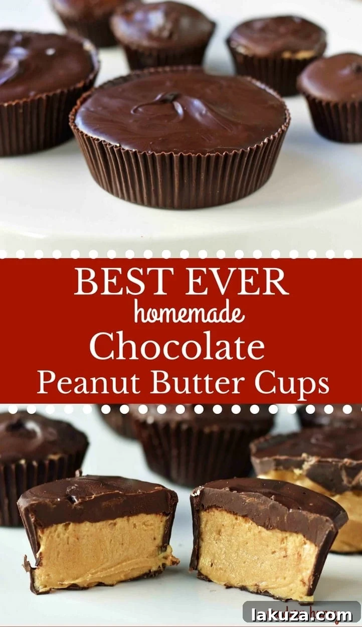 Irresistible Peanut Butter Chocolate Cups 9 Homemade Chocolate Peanut Butter Cups. How to make copycat Reese's chocolate chip peanut butter cups and copycat Trader Joe's peanut butter cups. The best homemade chocolate peanut butter cups recipe. www.modernhoney.com