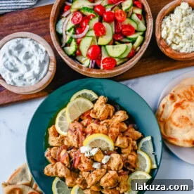 Juicy Oven Roasted Chicken Shawarma with a bright, spiced lemon marinade, baked to perfection.